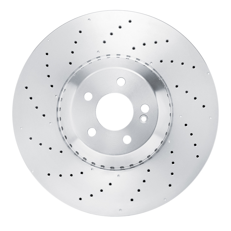 Mercedes-Benz S580e Brake Rotor (1) - Front - R1 Concepts - Drilled - `21-`25